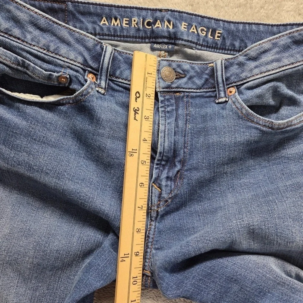 American Eagle Jeans Mens 32X32 Original‎ Bootcut Medium Wash Air Flex Denim